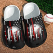 Baseball Bat America Flag Custom Clog Shoess Shoes Clogs Gifts Shoes For Son Daughter