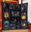 Black Cat Wicca Quilt Blanket MH