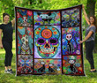 Day Of The Dead Skull D Quilt -LAM