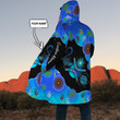 Custom name Aboriginal Naidoc Week Blue Turtle Lizard Cloak shirts