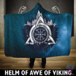 Viking Hooded Blanket - Helm Of Awe Of Viking PL