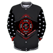 Customize Name Firefighter Baseball Jacket Shirts MH