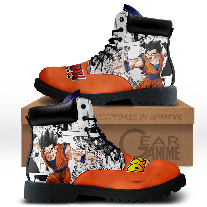 Dragon Ball Gohan Boots Custom Manga Anime ShoesGear Anime
