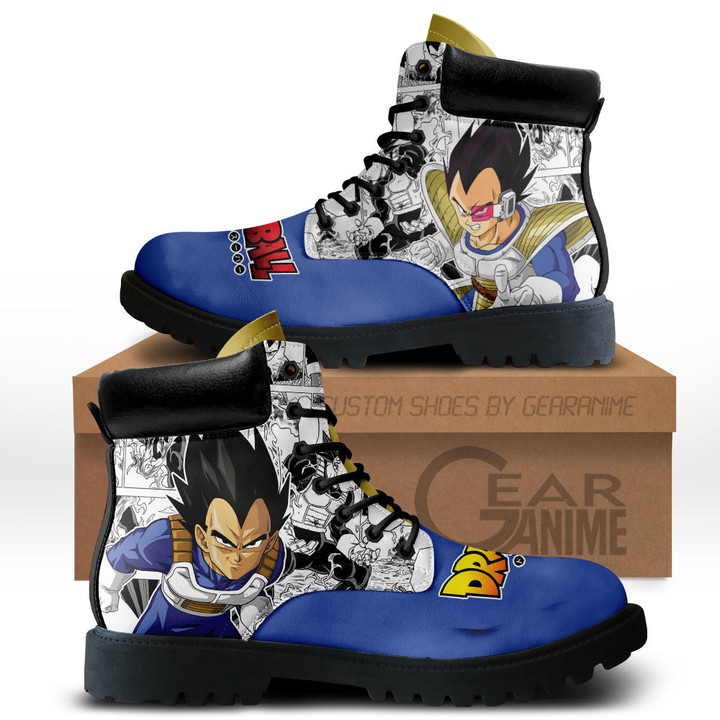 Dragon Ball Vegeta Boots Custom Manga Anime ShoesGear Anime