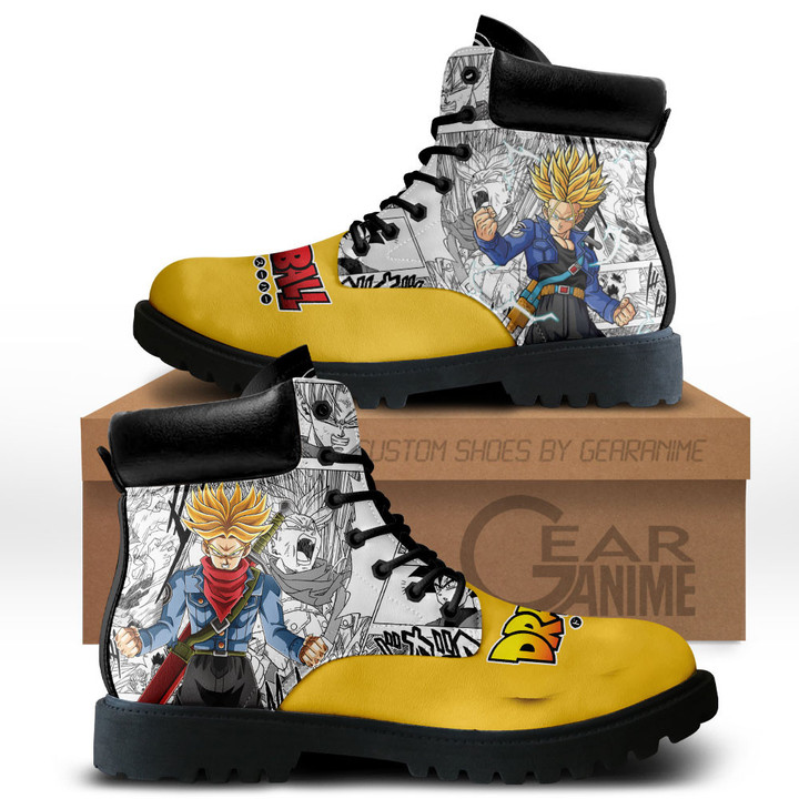 Dragon Ball Trunks Super Saiyan Boots Custom Manga Anime ShoesGear Anime