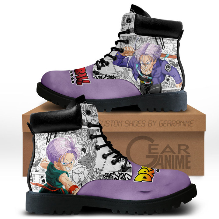 Dragon Ball Trunks Boots Custom Manga Anime ShoesGear Anime