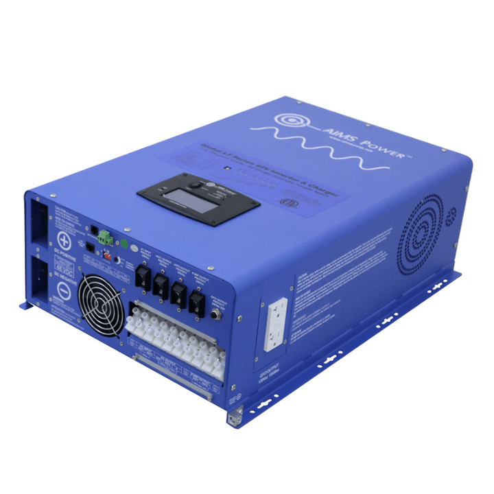 AIMS Power 12000 Watt Pure Sine Inverter Charger - 48VDC to 120/240VAC Split Phase - ETL Listed to UL 1741