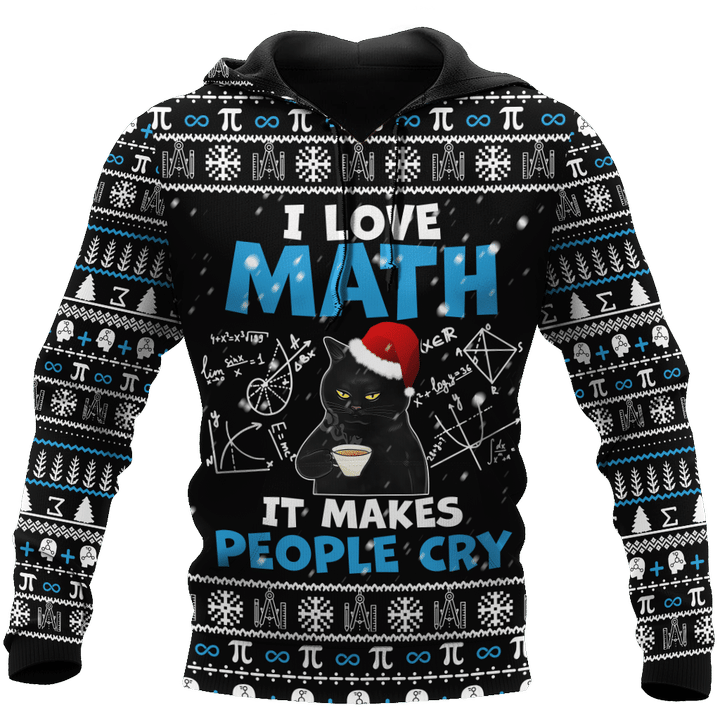 I Love Math It Makes People Cry Funny Science Unisex Shirts