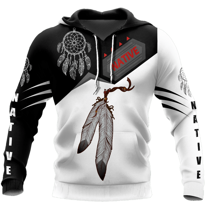 Premium Native American Feather All Over Printed Shirts For Men And Women MEI