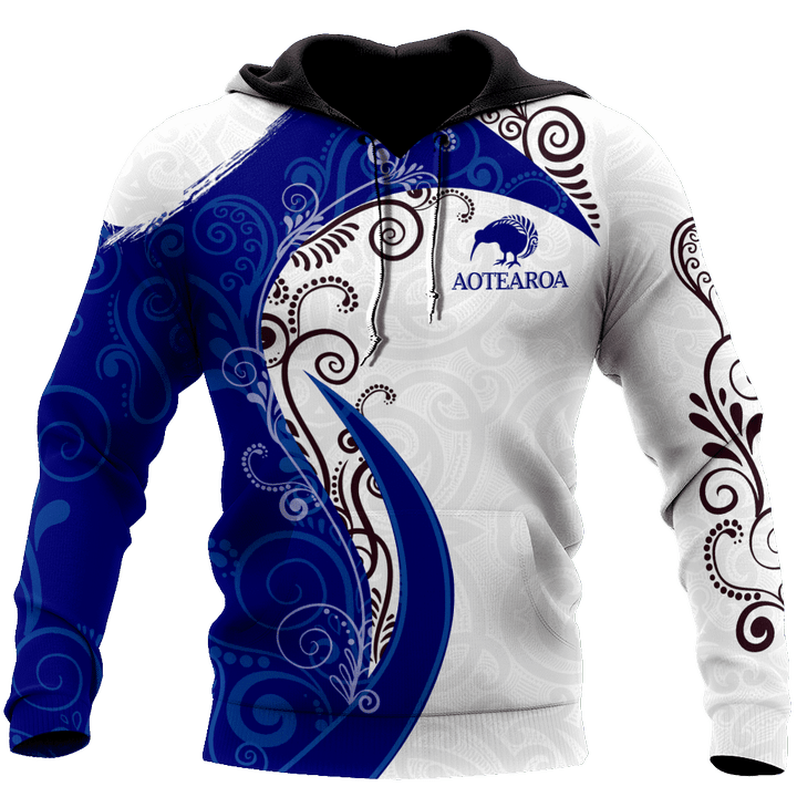 Aotearoa New Zealand Blue Kiwi Printed Shirts