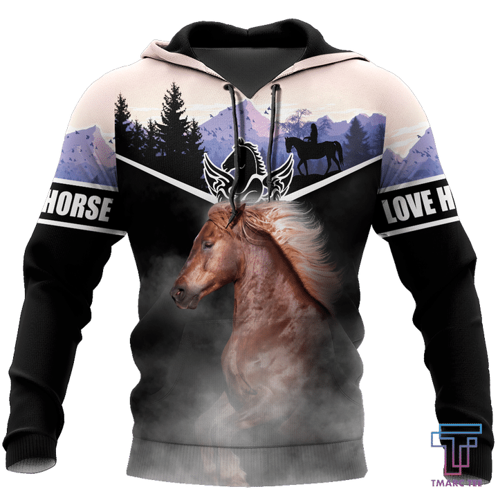 Love Horse D All over print for Men and Women shirt Pi