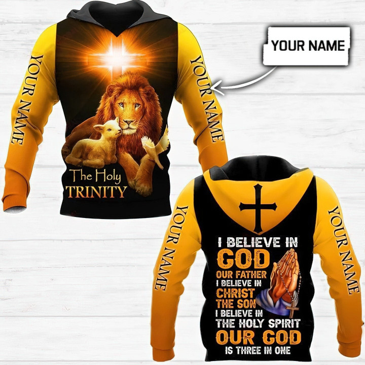 Jesus-I Believe In God Persionalized Shirts
