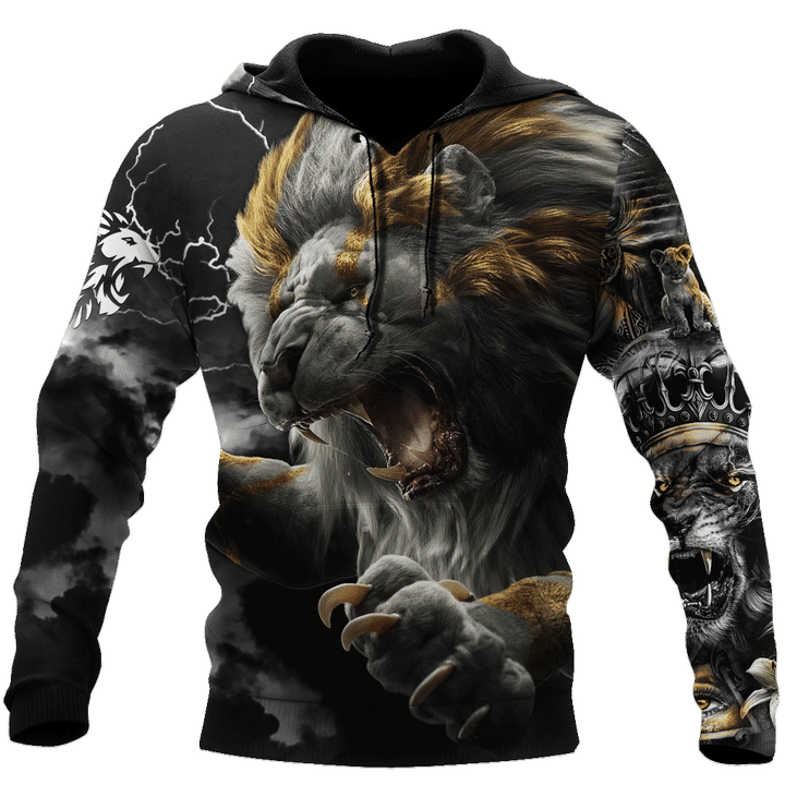 King Lion Sky 3D All Over Printed Unisex Shirt KL01092203