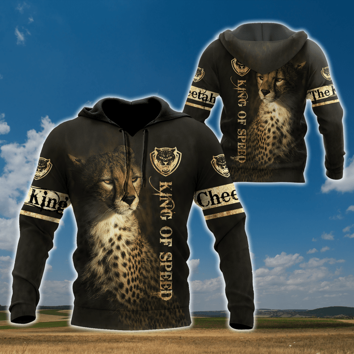Juneteenth African Cheetah King Of Speed Unisex Shirts SN