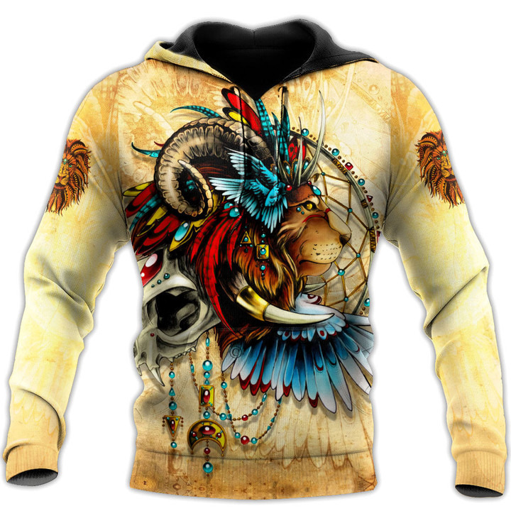 Lion And Skull flower 3D All Over Printed Unisex Shirt NTN07092201