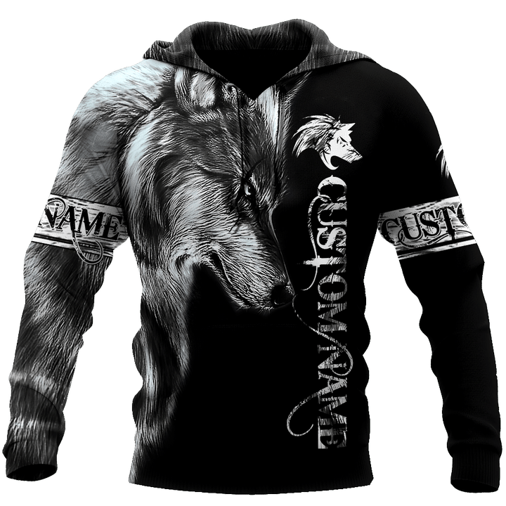 Personalized Wolf All Over Printed Shirts For Men and Women MHS