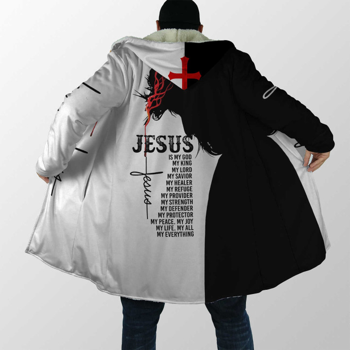 Premium Christian Jesus Printed Cloak
