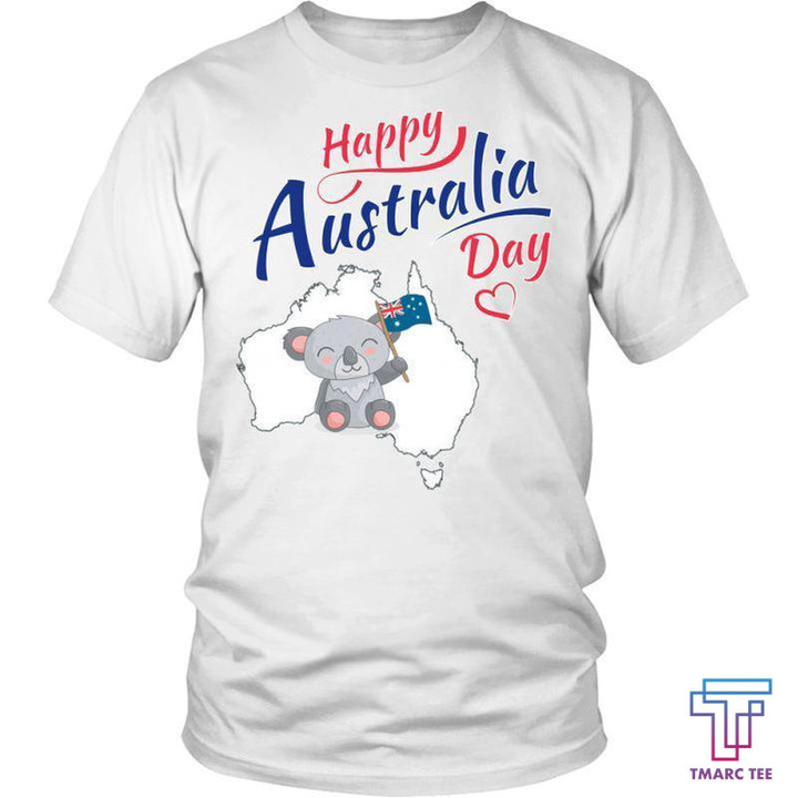 Koala Happy Australia Day T-Shirt H