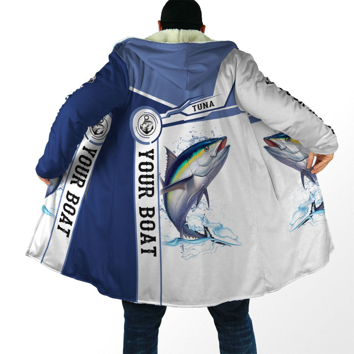 Custom name Tuna fishing Catch and Release Cloak For Men And Women