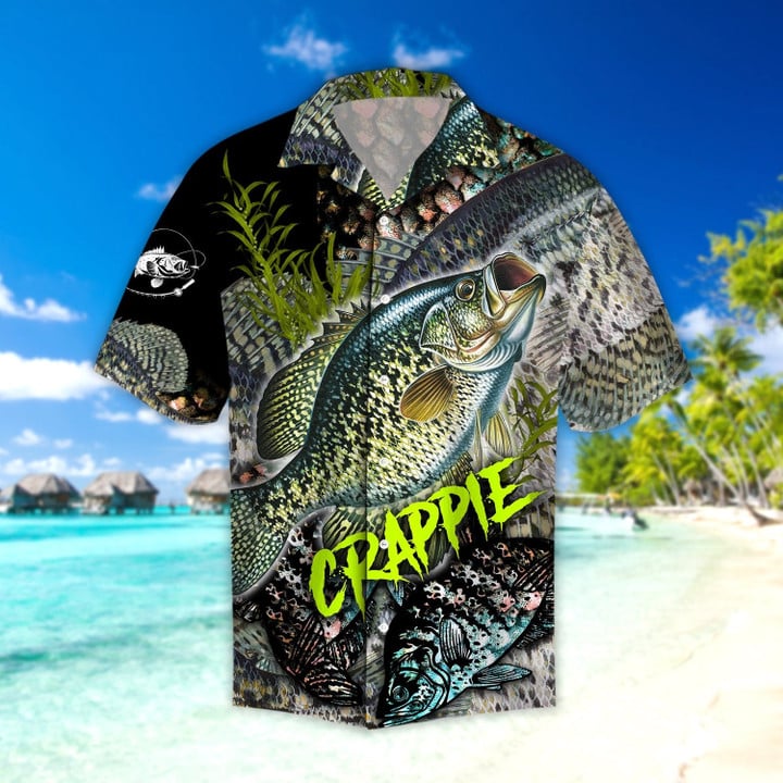 Crappie Fishing on skin Fishing Hawaii Shirt