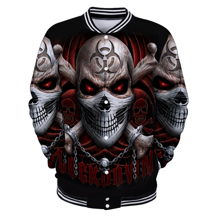 Cool Skull Baseball jacket Shirts DA