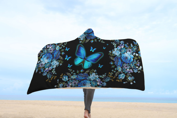 Butterfly Hooded Blanket