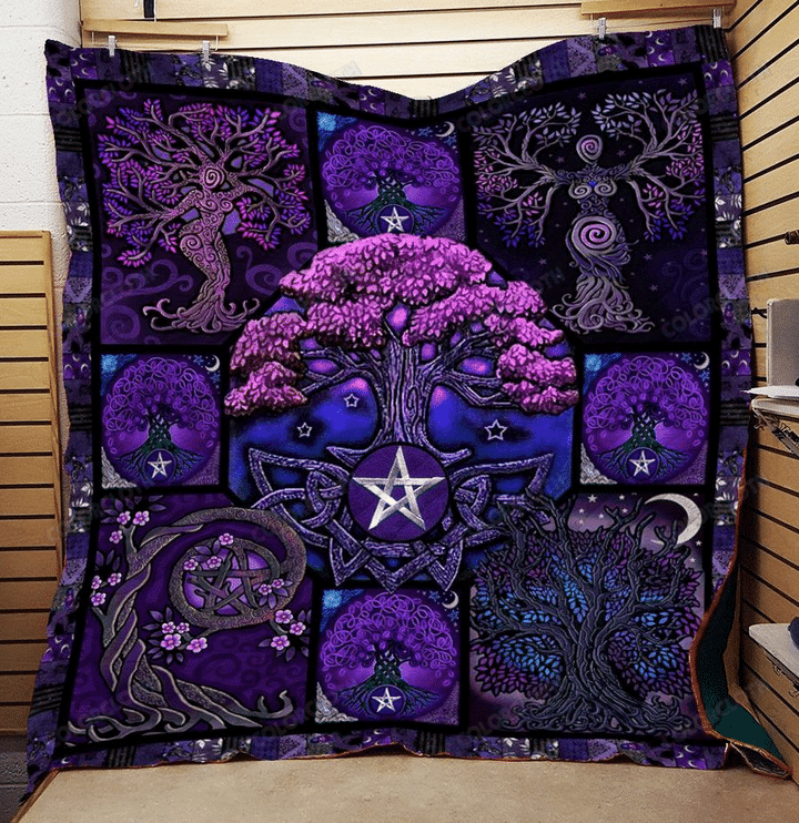 Tree Of Life Quilt Blanket No Wicca