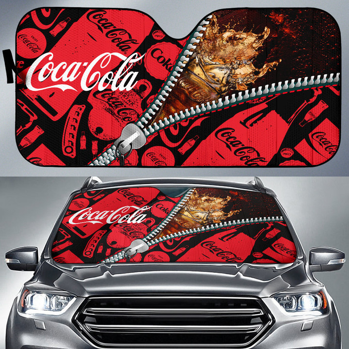 Coca Cola Coke Car Sun Shade Drinks Car Accessories Custom For Fans AA22101801
