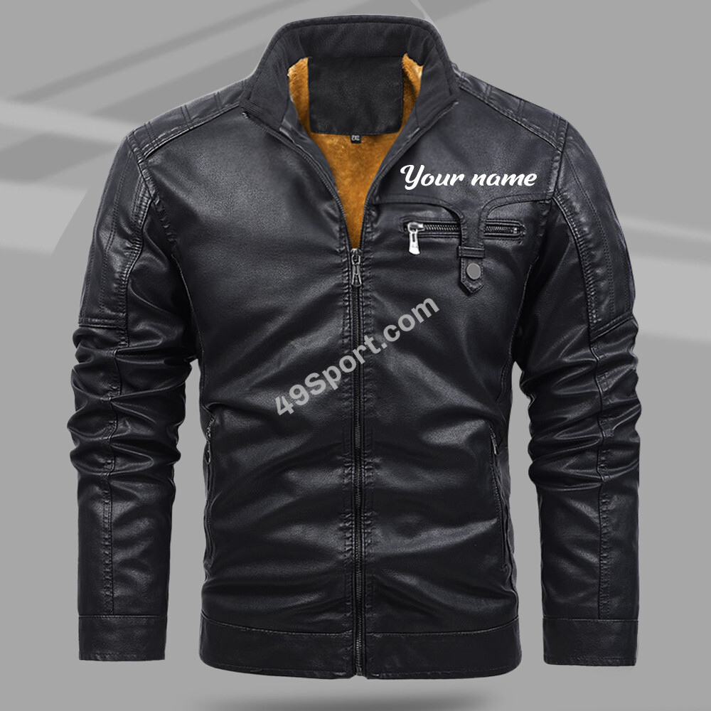 Fleece Leather Jacket BRTCT2DTQT64