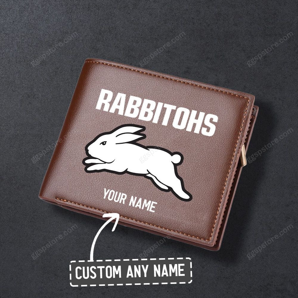 NRL Leather Wallet - Name Customized