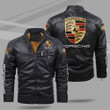 Porsche Fleece Leather Jacket 2DG2018