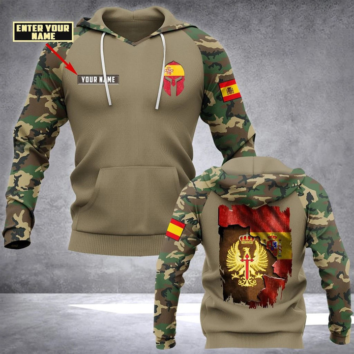 AIO Pride - Customize Spanish Army Unisex Adult Hoodies