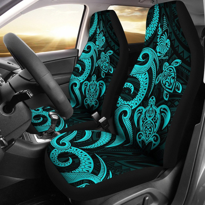 AIO Pride New Caledonia Car Seat Cover - Turquoise Tentacle Turtle