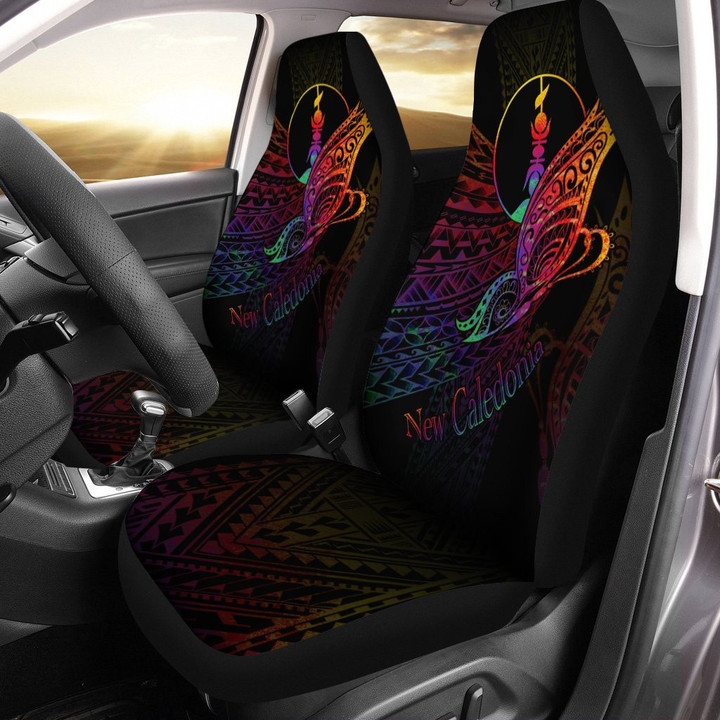 AIO Pride New Caledonia Car Seat Cover - Butterfly Polynesian Style