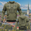AIO Pride - Customize Estonia Army Flag Unisex Adult Hoodies