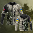 AIO Pride - Customize Ukraine Army Soldier Unisex Adult Hoodies