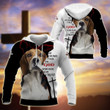 AIO Pride - Beagle Talk To God 3D Unisex Adult Shirts