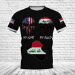 AIO Pride - American My Home Iraqi My Blood Unisex Adult Shirts