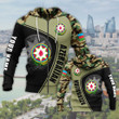 AIO Pride - Customize Azerbaijan Coat Of Arms Camo Unisex Adult Hoodies