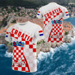 AIO Pride - Croatia Vatreni Football Style White Unisex Adult Shirts