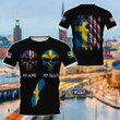AIO Pride - American My Home Swedish My Blood Unisex Adult Shirts
