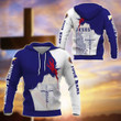 AIO Pride - Jesus Is My God Personalized Name 3D Unisex Adult Hoodies
