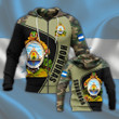 AIO Pride - Honduras Coat Of Arms Camo Unisex Adult Hoodies