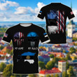 AIO Pride - American My Home Estonian My Blood Unisex Adult Shirts