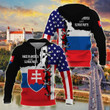 AIO Pride - Made In America With Slovak Parts Unisex Adult Hoodies
