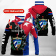 AIO Pride - Customize Cuba Coat Of Arms Unisex Adult Neck Gaiter Hoodie
