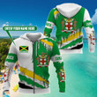 AIO Pride - Customize Jamaica Paint Splashed Style Unisex Adult Hoodies