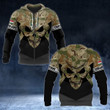 AIO Pride - Customize Hungarian Army Camo - New Version Over Print Hoodies