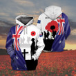 AIO Pride - Australian Army Veteran Lest We Forget Poppy Unisex Adult Shirts