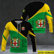 AIO Pride - Customize Jamaica Coat Of Arms Version Unisex Adult Hoodies